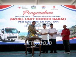 PMI Kabupaten Pacitan Dapat Bantuan Mobil Unit Donor Darah Dari Jepang