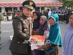 Korem 081/DSJ Sediakan Makan Gratis dan Bagi-Bagi Bansos